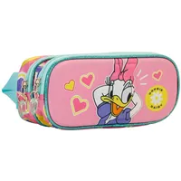 Disney Daisy Duck Oops-3D Doppelfedermäppchen, Rosa