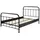 58 aufm Kessel METALLBETT Karlyn 210x111x129 aus Metall in Schwarz | Gr.: onesize