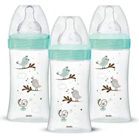Dodie 3 Anti-Colic Babyflaschen für Einsteiger + aus Glas,