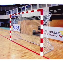 Wettbewerbsfähiges. mobiles Handballtor aus Aluminium ROT sans taille