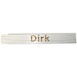 Heka Zollstock Dirk 2 m, weiß