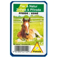 Piatnik 4211 - Quartett Tier und Natur - Pferde