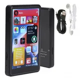 TWUFY 16GB MP3 Player Bluetooth 5.0 mit 4" TFT Farbbildschirm MP3-Player (16 GB, bluetooth, HiFi Musik Kinder MP3 Player mit Lautsprecher, Touch-Tasten) schwarz