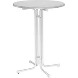 MFG Klapptisch Werzalit Ø 80 x 115 cm weiß
