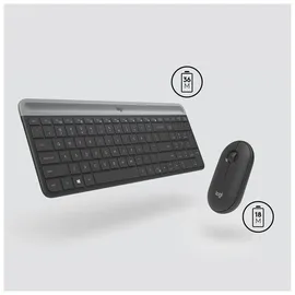 Logitech MK470 Slim Wireless Combo DE Set grafit