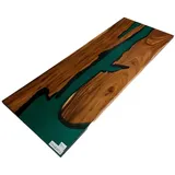 xl moebel gmbh Epoxid Harz Esstisch 215 x 75 x 81 cm grün