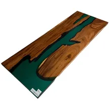xl moebel gmbh Epoxid Harz Esstisch 215 x 75 x 81 cm grün