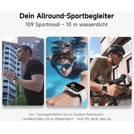 Honor Watch 2i BT 49,70 mm Gehäuse weiß Sportarmband weiß M