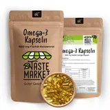 200 Stk. Omega-3 Kapseln | 1000 mg Fischöl pro Kapsel | hochdosiert | Omega-3 Fettsäuren mit EPA und DHA