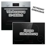 Bosch Herdset Bosch Backofen EcoClean Direct mit Midea Induktionskochfeld Booster autark 80 cm