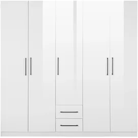 OTTO home Drehtürenschrank Sylt 200 x 200 x 52 cm Weiß