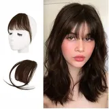 luxuskollektion BARSDAR Echthaar Clip in Pony - Braun Wispy Extensions