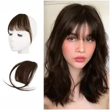 luxuskollektion BARSDAR Echthaar Clip in Pony - Braun Wispy Extensions