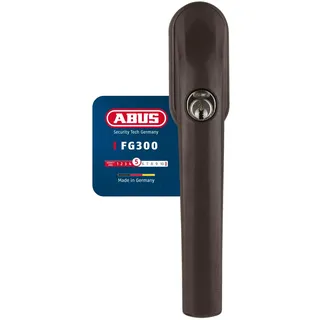 ABUS Fenstergriff abschließbar FG300, gleichschließend AL0145, braun, 37374