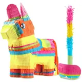 JOYIN Cinco De Mayo Esel Pinata für Kindergeburtstag Party für Spaß Fiesta Taco Party Supplies, Luau Event Foto Requisiten, mexikanische Thema Dekoration, Karneval Festivals, Taco Dienstag Event