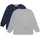 MINYMO Rundhalspullover Grey 128