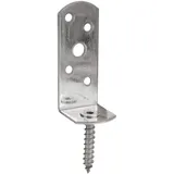 GAH Alberts Flechtzaunhalter L-Form 115 x 31,5 mm Edelstahl