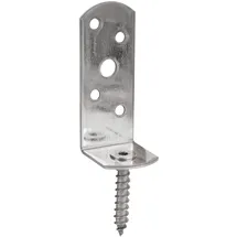 GAH Alberts Flechtzaunhalter L-Form 115 x 31,5 mm Edelstahl