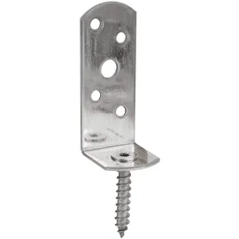 GAH Alberts Flechtzaunhalter L-Form 115 x 31,5 mm Edelstahl