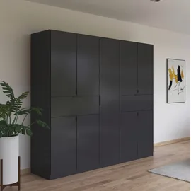 Rauch Drehtürenschrank TICAO 226 x 210 x 54 cm Grau