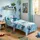 Arditex Kinderbett Lilo & Stitch 70 x 140 cm Holz lackiert blau