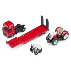 Siku 1382 - Steyr Traktor weiß/rot 1:32