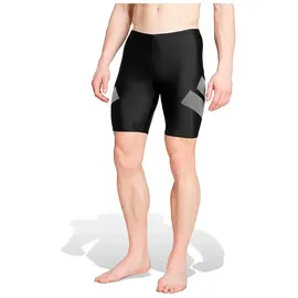 adidas Big Bars Jammer-Badehose Schwarz S