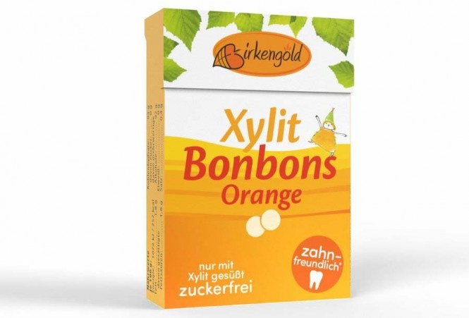 Birkengold Xylit Bonbons Orange