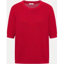 Cecil Kurzarm Pullover mit Struktur Rot L