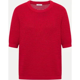 Cecil Kurzarm Pullover mit Struktur Rot L