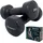 Donic Schildkröt Schildkröt 960206 - Vinyl-Hanteln, 2,0 kg Set, anthrazit, Heim-Fitnessgerät