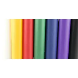Clairefontaine 50x Farbiges, gerilltes Kraftpapier 65g, Display mit 50 Rollen 3x0,70m, Sortierung Intensive Farben - Lebendige Farben sortiert 95798C