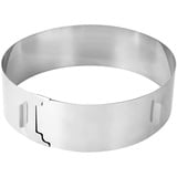 Zenker Tortenring mit 2 Griffen, patisserie, Silver