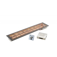 InfraWorld VITALlight-IPX4 Infrarotstrahler-Set anthrazit Easy Control: silbergrau- gerader Einbau