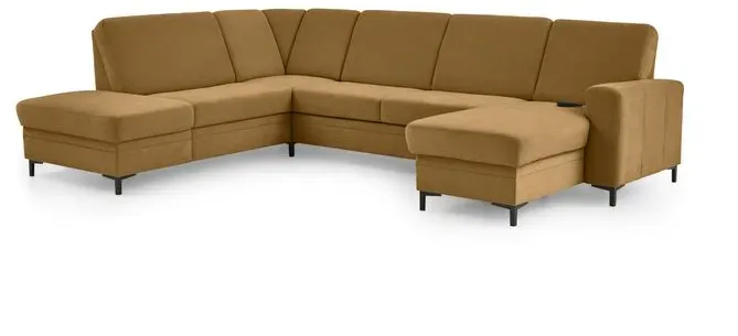 ComfortPlan Wohnlandschaft Canada Stoff Gelb Curry