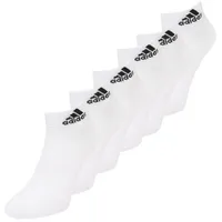 Adidas Thin and Light Sportswear Ankle Socken 6 Paar White / Black 49-51