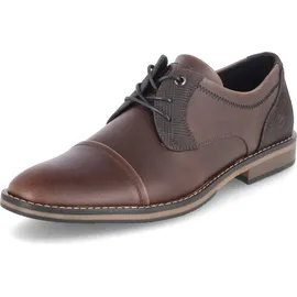 BULLBOXER Herren Halbschuhe Businessschuhe Braun Synthetik Größe:43 - Braun