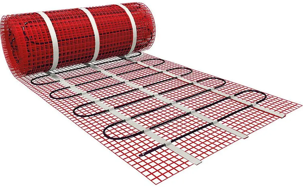 Elektrische Fußbodenheizung 2,5m2 - 0,5x5m