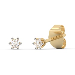 Diam Addict Ohrringe 585 Gelbgold mit im Labor gezüchteten Diamant
