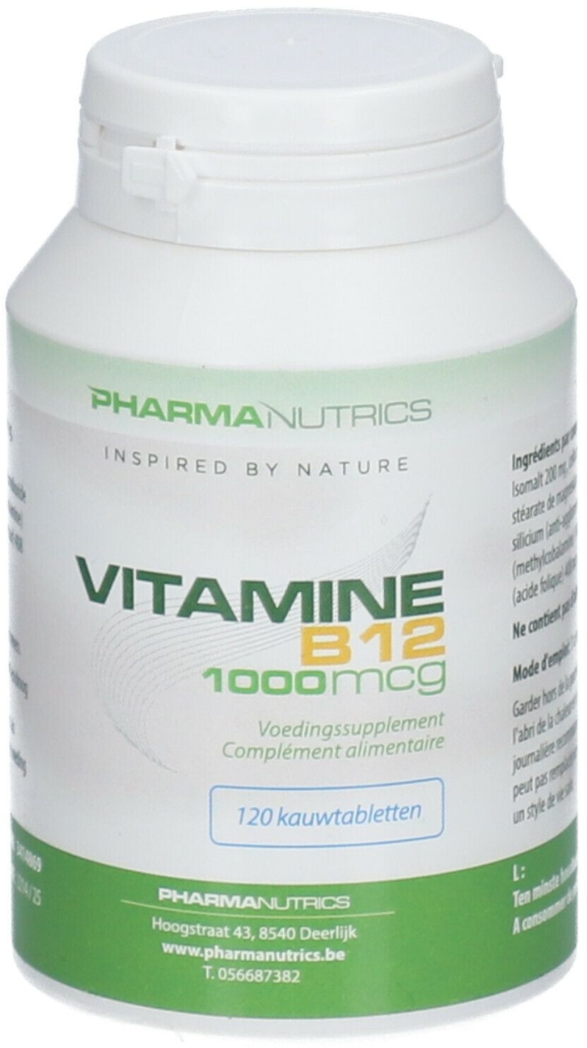 PHARMANUTRICS Vitamine B12 1000 μg 120 pc(s) comprimé(s)