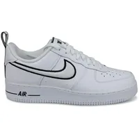 Nike Air Force 1 Basketballschuhe, Weiß und Schwarz, 45 EU