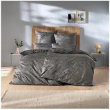 Estella Bettwäsche Helene, Mako Satin, 3 teilig grau