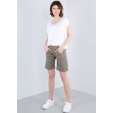 Please Jeans Shorts aus elastischem Baumwollmix Gr. XS (34) N-Gr, 3649-nuovokaki, , 59515423-XS N-Gr