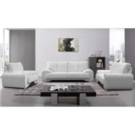 beautysofa Relaxsessel, Weiß, Leder, 128x88x98 cm, Wohnzimmer, Sessel, Polstersessel