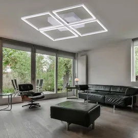ETC Shop LED Deckenlampe 31W 52,5 x 5,3 cm grau