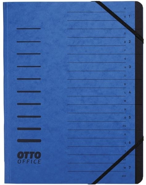 OTTO Office Ordnungsmappe 7-teilig blau, 24.5x32x0.4 cm