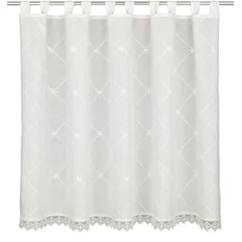 Homing Panneaux HOMING "Taormina" Gr. 1, weiß, B:130cm H:80cm, Polyester, Gardinen, Fertigschal