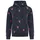 Zwillingsherz Kapuzensweatshirt Hummer-Stickerei Marine S/M
