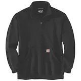 CARHARTT Quarter-Zip Sweatshirt Schwarz XL