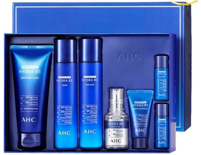 AHC B5 Hyaluronsäure Hydra Set (7-teilig) B5 Hyaluronsäure Feuchtigkeitspflege Set (7-teiliges Set)